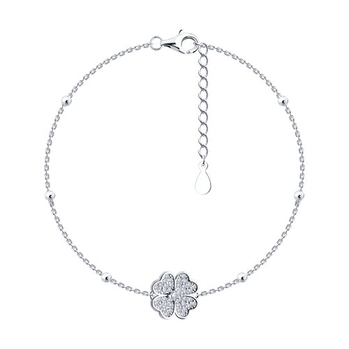 Браслет SOKOLOV - Серебро 925, Фианит (арт. 94051065-91)