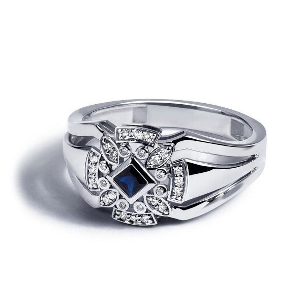 Кольцо Platinum Lab. - Платина 950 (арт. ПК-275С-01)