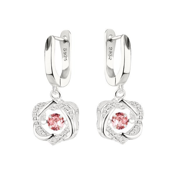 Серьги Фиделис - Серебро 925, Фианит (арт. C1RC3796E-p)