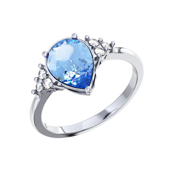 Кольцо POKROVSKY - Серебро 925, Фианит (арт. 1101690-05405)