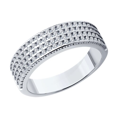 Кольцо SOKOLOV - Серебро 925, Фианит (арт. 94013763)