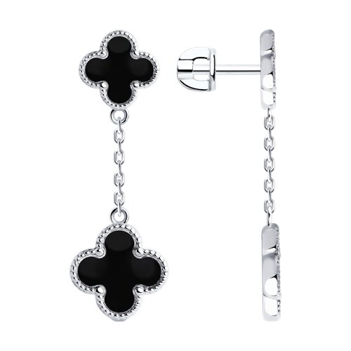 Серьги SOKOLOV - Серебро 925, Эмаль (арт. 94026506)