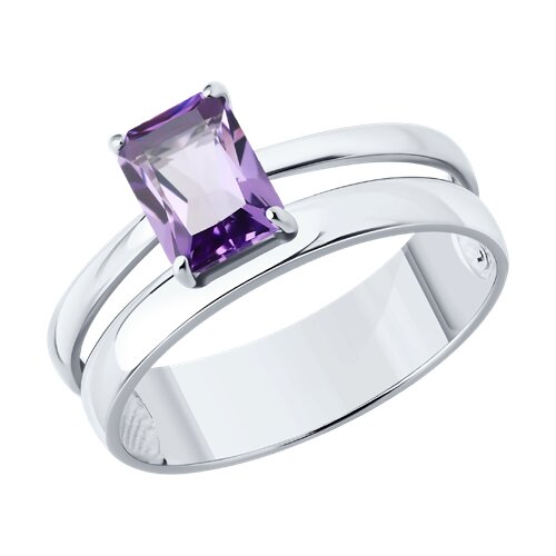 Кольцо SOKOLOV - Серебро 925, Аметист (арт. 92014720)