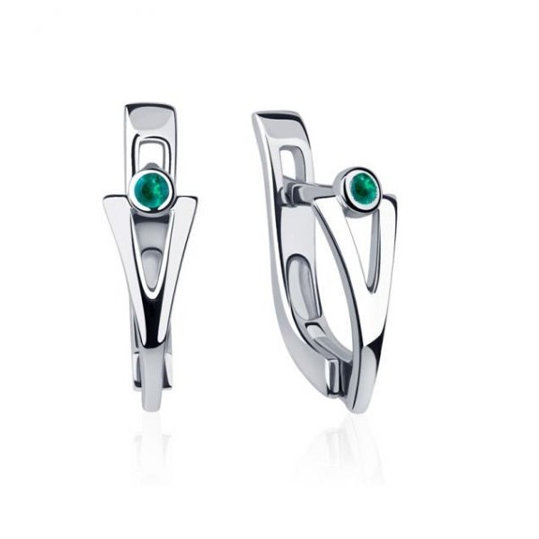 Серьги Platinum Lab. - Платина 950 (арт. ПС-232И-01)