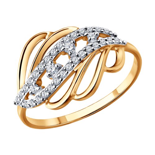 Кольцо Diamant - Золото 585, Фианит (арт. 51-110-01025-1)