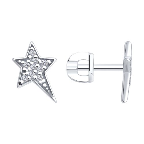 Серьги SOKOLOV - Серебро 925, Фианит (арт. 94026996)