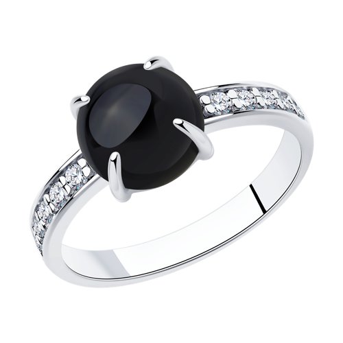 Кольцо Diamant - Серебро 925, Агат, Фианит (арт. 94-310-00887-2)