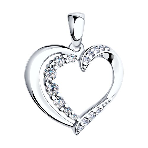 Подвеска SOKOLOV - Серебро 925, Фианит (арт. 94031773)