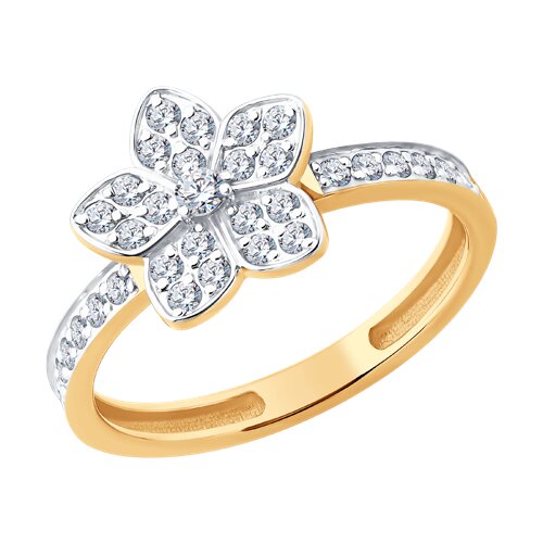 Кольцо Diamant - Золото 585, Фианит (арт. 51-110-02838-1)