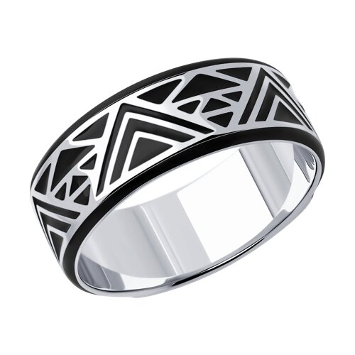 Кольцо Diamant - Серебро 925, Эмаль (арт. 94-110-01843-1)