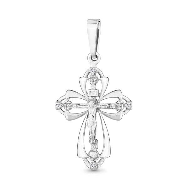 Подвеска Аквамарин - Серебро 925, Фианит (арт. 20741А.5)