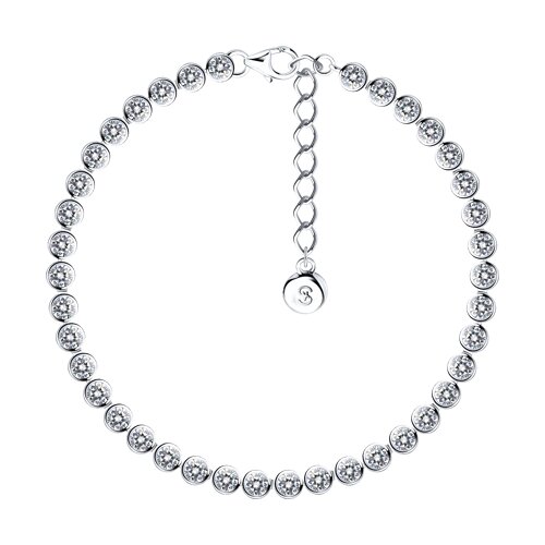 Браслет SOKOLOV - Серебро 925, Фианит (арт. 94051021)