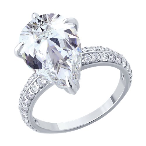 Кольцо SOKOLOV - Серебро 925, Фианит (арт. 94014603)