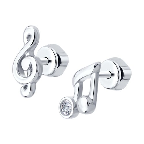 Серьги Diamant - Серебро 925, Фианит (арт. 94-122-02285-1)