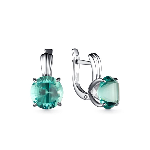 Серьги Дар - Серебро 925, Синтетический ситалл (арт. С-3761рс3149)