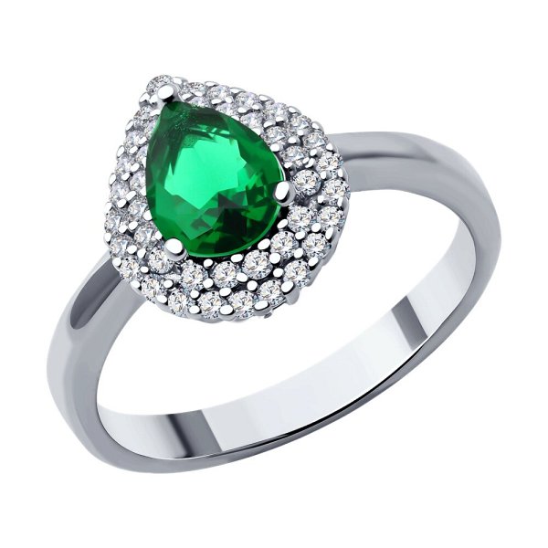 Кольцо SOKOLOV - Серебро 925, Фианит (арт. 94013955-91)