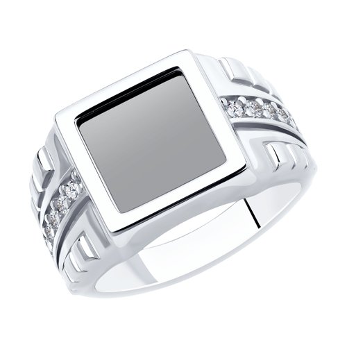 Кольцо Diamant - Серебро 925, Синтетическая шпинель, Фианит (арт. 94-112-00497-1)