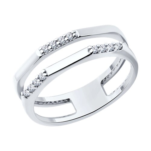 Кольцо SOKOLOV - Серебро 925, Фианит (арт. 94013844)