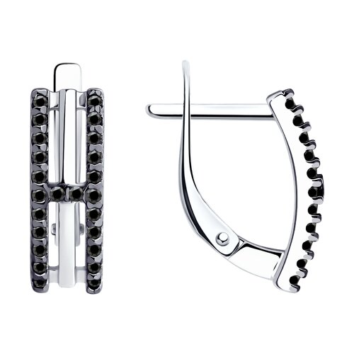 Серьги Diamant - Серебро 925, Фианит (арт. 94-120-01514-1)