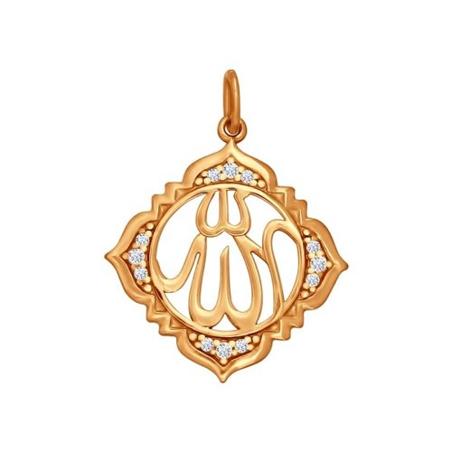 Подвеска SOKOLOV - Серебро 925, Фианит (арт. 93030204)