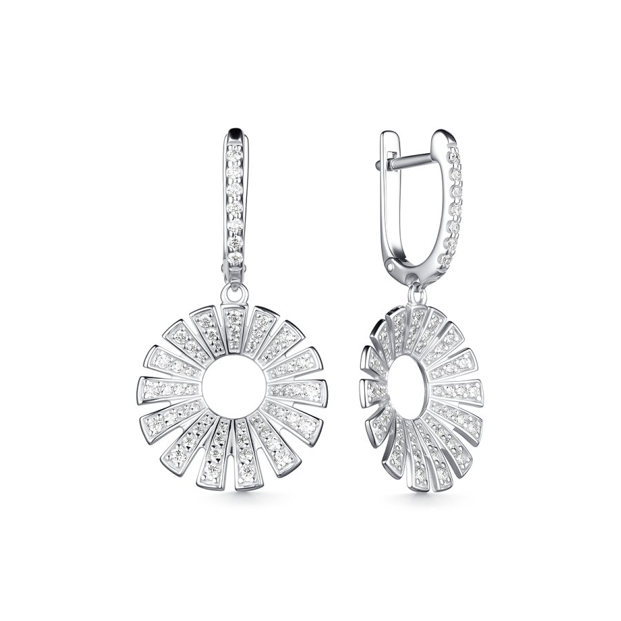 Серьги Дар - Серебро 925, Фианит (арт. С-5121рс00)