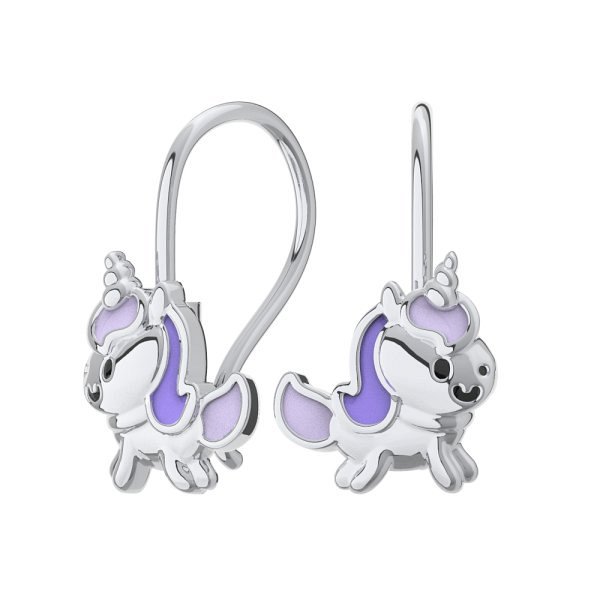 Серьги POKROVSKY - Серебро 925, Эмаль (арт. 0201676-60875)