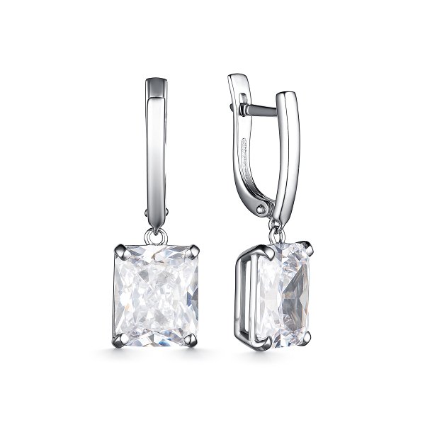 Серьги Дар - Серебро 925, Фианит (арт. С-5068рс200)