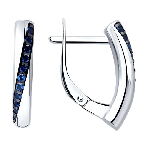 Серьги Diamant - Серебро 925, Фианит (арт. 94-120-02262-1)