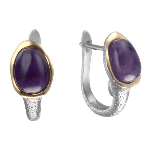 Серьги Мастер Клио - Серебро 925, Аметист (арт. 35С154270)