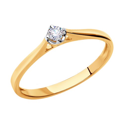 Кольцо SOKOLOV - Золото 585, Бриллиант (арт. 1011383)