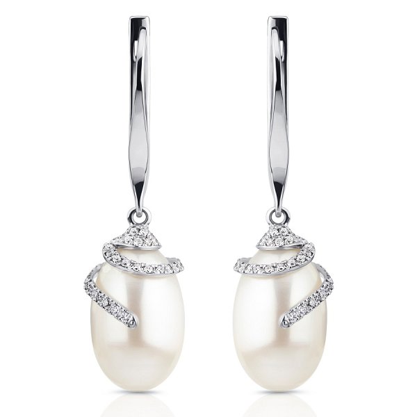 Серьги Platinum Lab. - Платина 950 (арт. ПС-291-01)