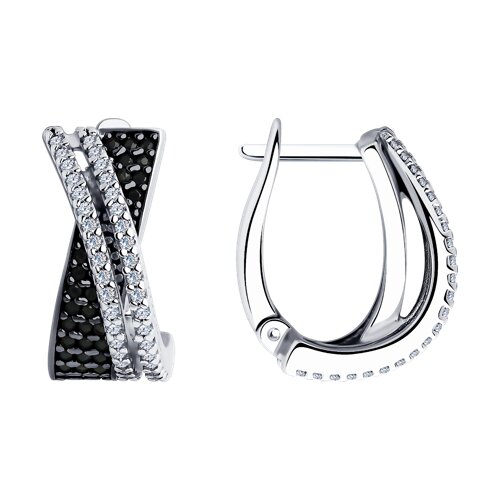 Серьги SOKOLOV - Серебро 925, Фианит (арт. 94025961)