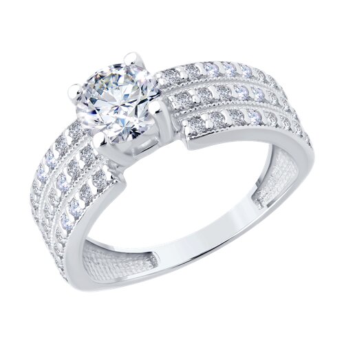 Кольцо SOKOLOV - Серебро 925, Фианит (арт. 94014450)