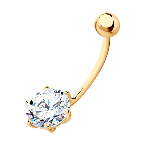 Пирсинг SOKOLOV - Серебро 925, Фианит (арт. 93060009)