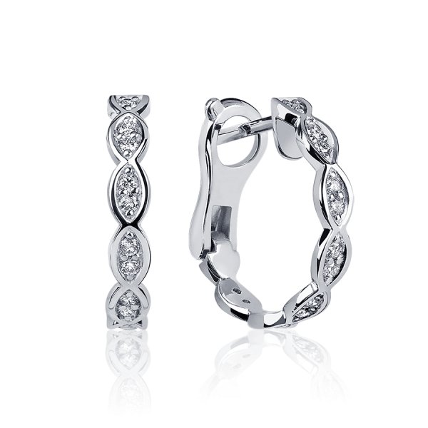 Серьги Platinum Lab. - Платина 950 (арт. ПС-142-01)