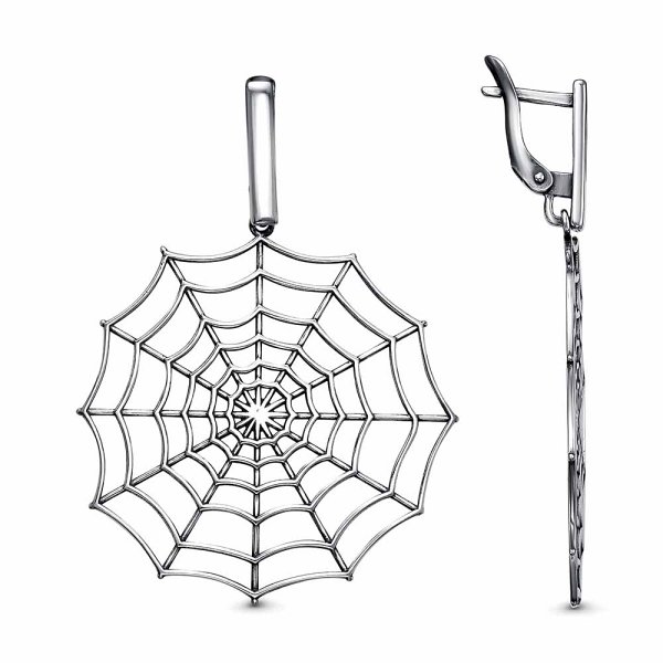 Серьги Красная пресня - Серебро 925 (арт. 33016390)