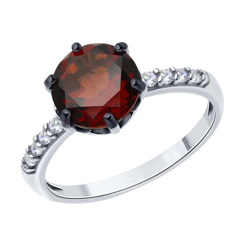 Кольцо SOKOLOV - Серебро 925, Синтетический ситалл , Фианит (арт. 92014372)