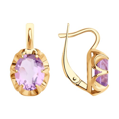 Серьги SOKOLOV - Серебро 925, Аметист (арт. 92023109)