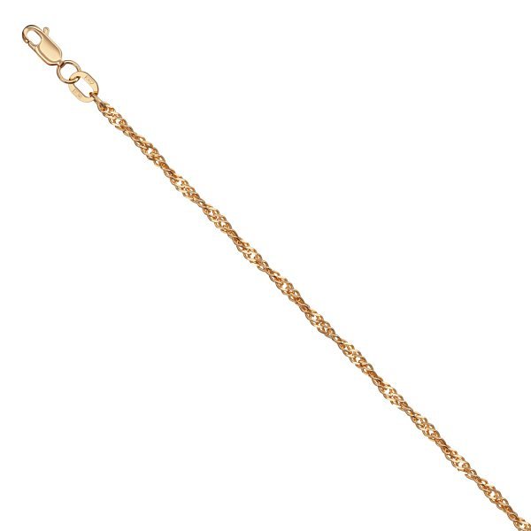 Цепочка Красцветмет - Золото 375 (арт. НЦ37-028#0.40)