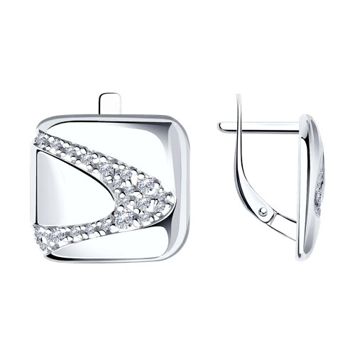 Серьги Diamant - Серебро 925, Фианит (арт. 94-120-01524-1)