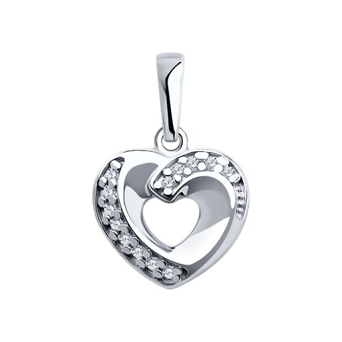 Подвеска SOKOLOV - Серебро 925, Фианит (арт. 94032802)