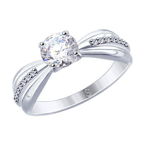Кольцо SOKOLOV - Серебро 925, Swarovski (арт. 89010109)