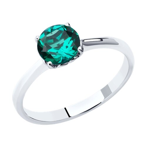 Кольцо SOKOLOV - Серебро 925, Синтетический изумруд (арт. 82010010)