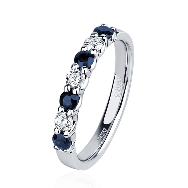 Кольцо Platinum Lab. - Платина 950 (арт. ПК-044СБр-06)