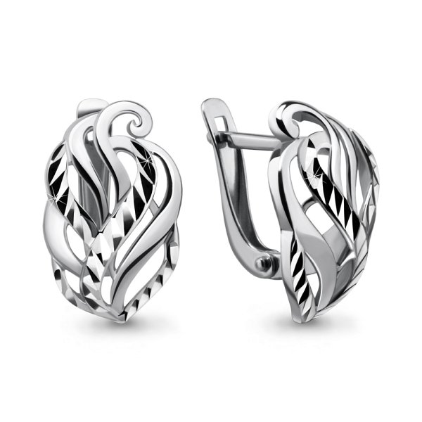 Серьги Аквамарин - Серебро 925 (арт. 33587.5)