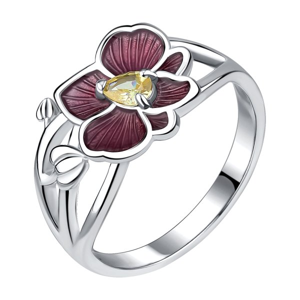 Кольцо Talant - Серебро 925, Фианит, Эмаль (арт. 20-79-0005-17126)