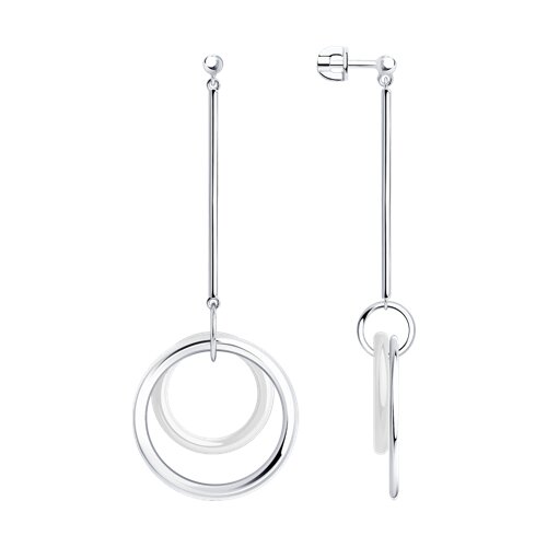 Серьги SOKOLOV - Серебро 925, Керамика (арт. 94025329)