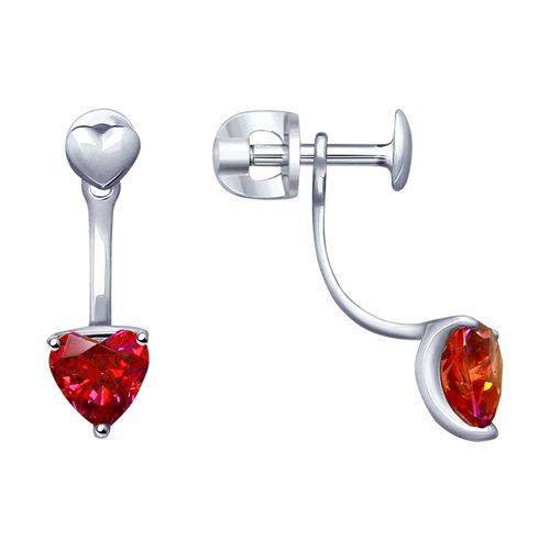 Серьги SOKOLOV - Серебро 925, Swarovski (арт. 89020107)