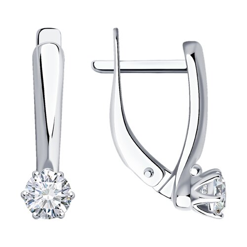 Серьги Diamant - Серебро 925, Фианит (арт. 94-120-01542-1)