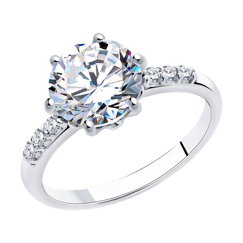 Кольцо SOKOLOV - Серебро 925, Фианит (арт. 94013547)